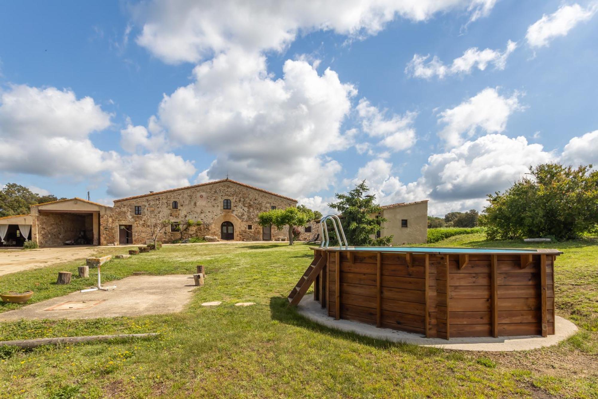 La Pahissa De Can Abras Casa Rural Girona Exteriör bild