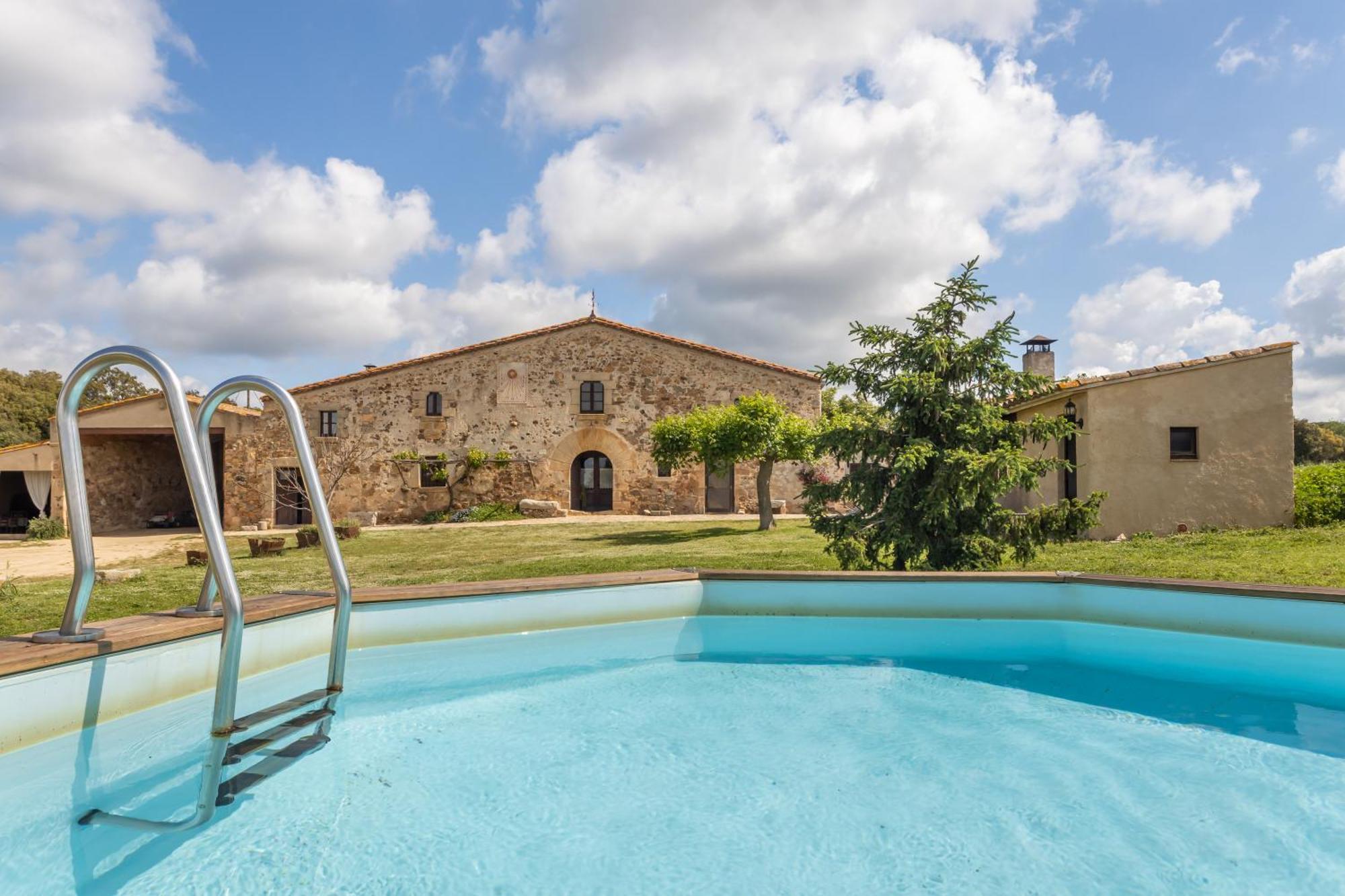 La Pahissa De Can Abras Casa Rural Girona Exteriör bild