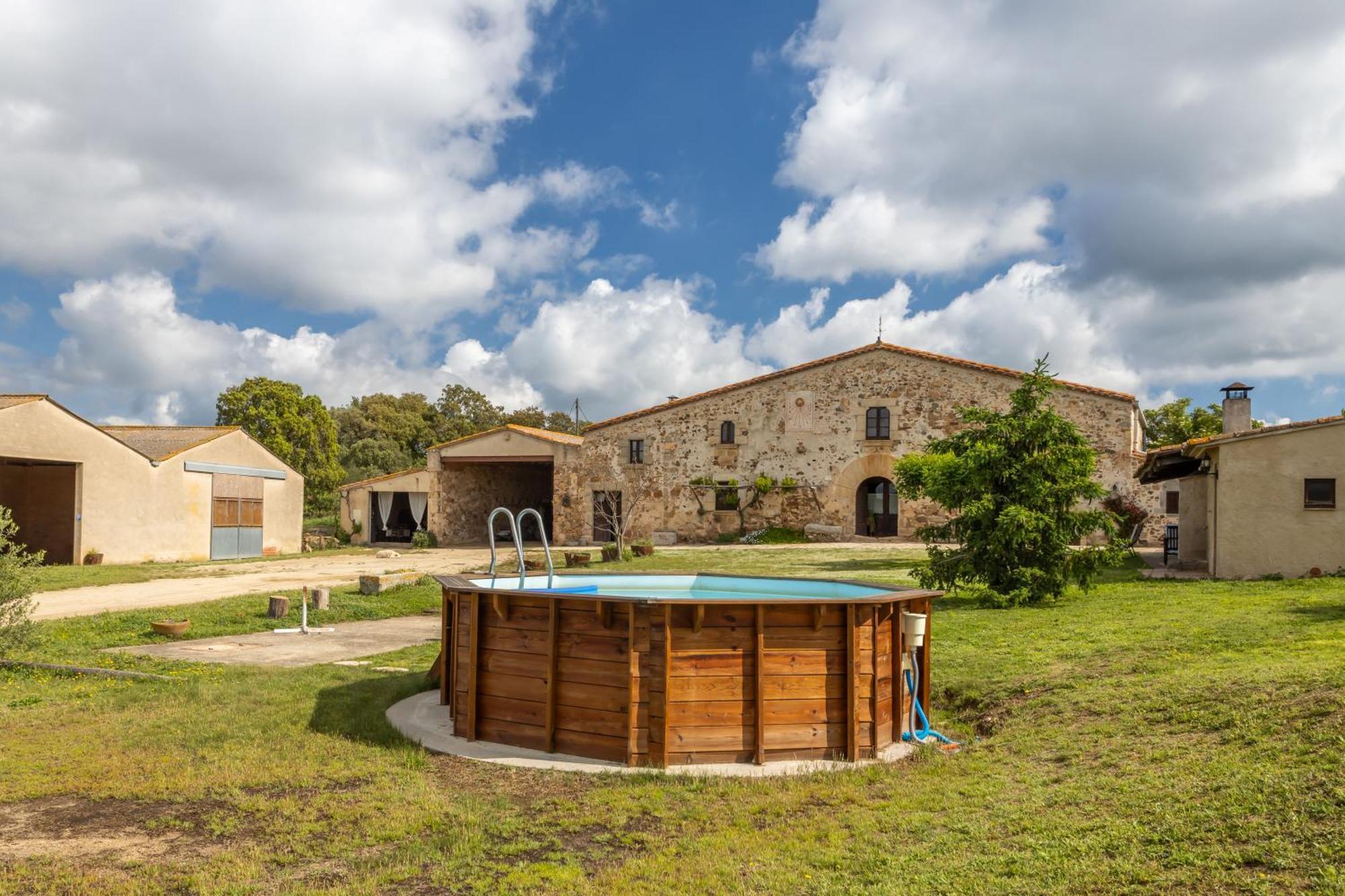 La Pahissa De Can Abras Casa Rural Girona Exteriör bild