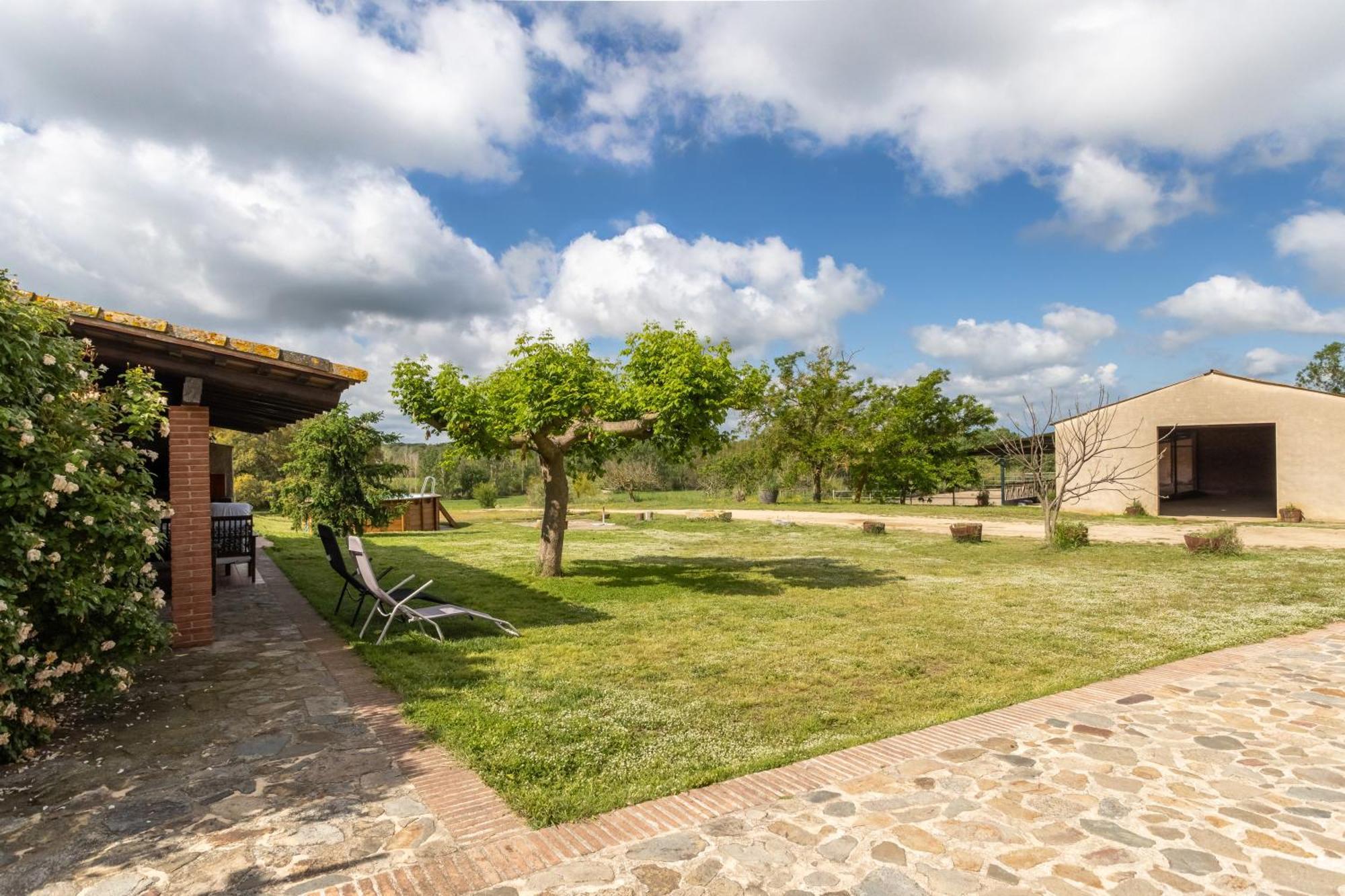 La Pahissa De Can Abras Casa Rural Girona Exteriör bild